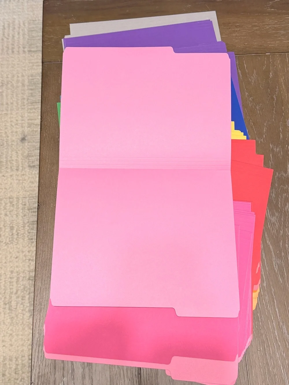 Colorful File Folders - Premium Colored Office Organizers - BACK TO SCHOOL